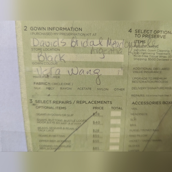 Black Vera Wang Wedding dress. Size 14, lace up insert - extends to size 18. - Picture 3 of 4